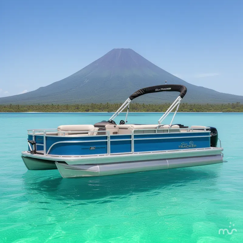 Slide: The Image of Sun Tracker Fishin' Barge 20 DLX 2026 - 2