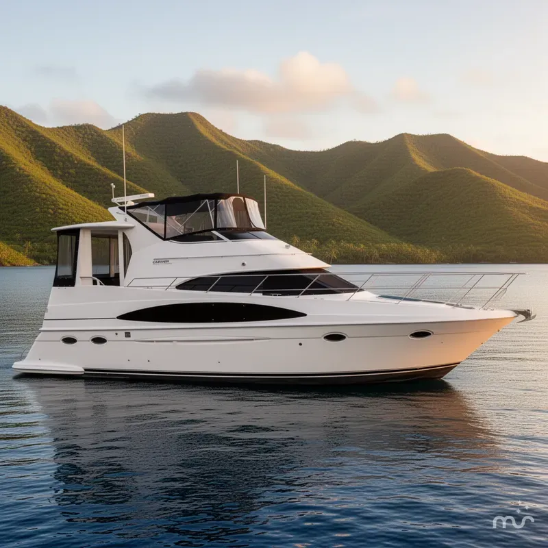 Slide: The Image of Carver Yachts 396 Motor Yacht 2000 - 2