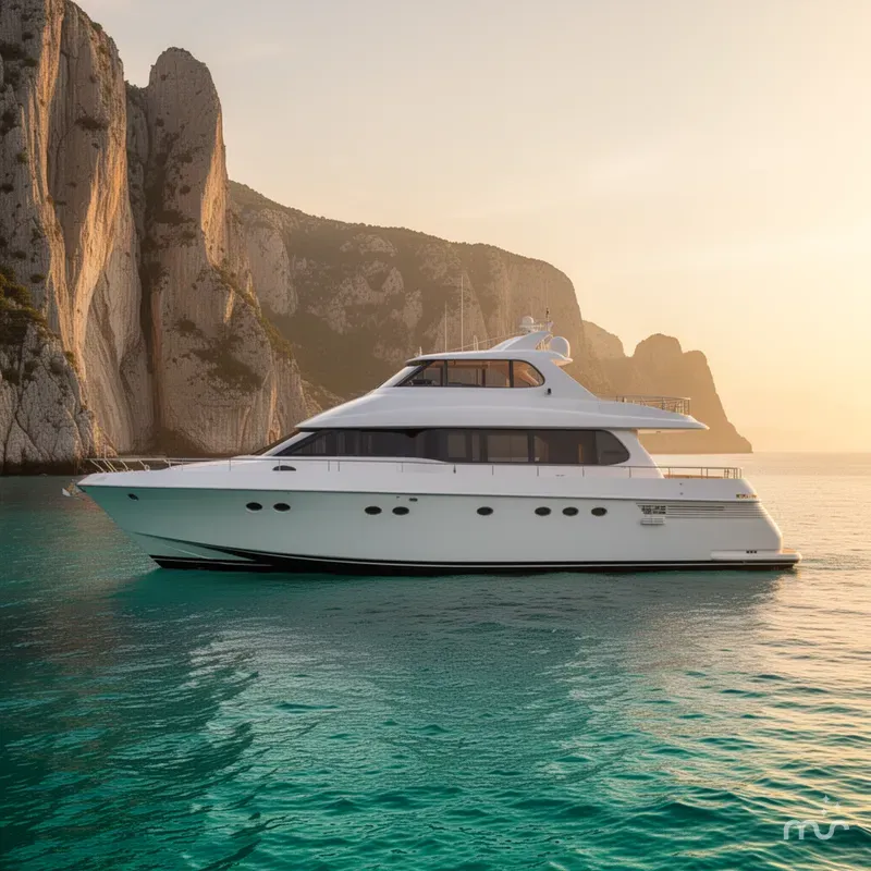 Slide: The Image of Lazzara Yachts 76 Skylounge Grand Salon 1998 - 2