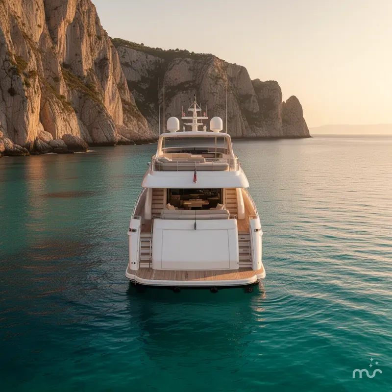 Slide: The Image of Lazzara Yachts 76 Skylounge Grand Salon 1998 - 3