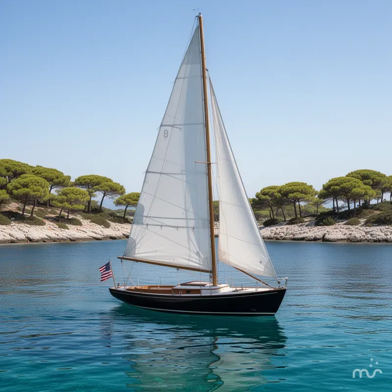 Slide: The Image of Herreshoff Alerion 1984 - 4