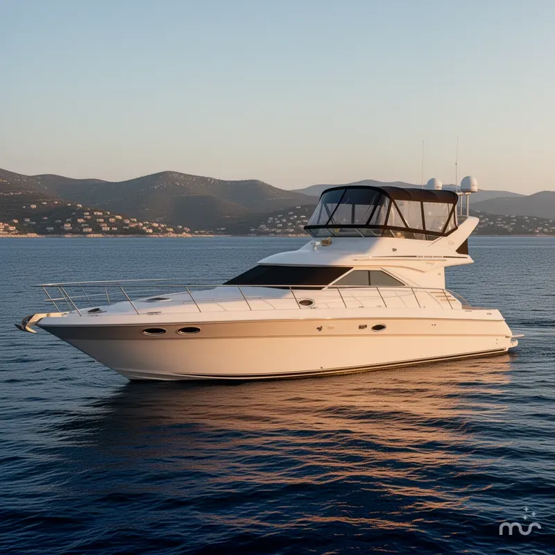 Slide: The Image of Sea Ray 400 Sedan Bridge 2000 - 2