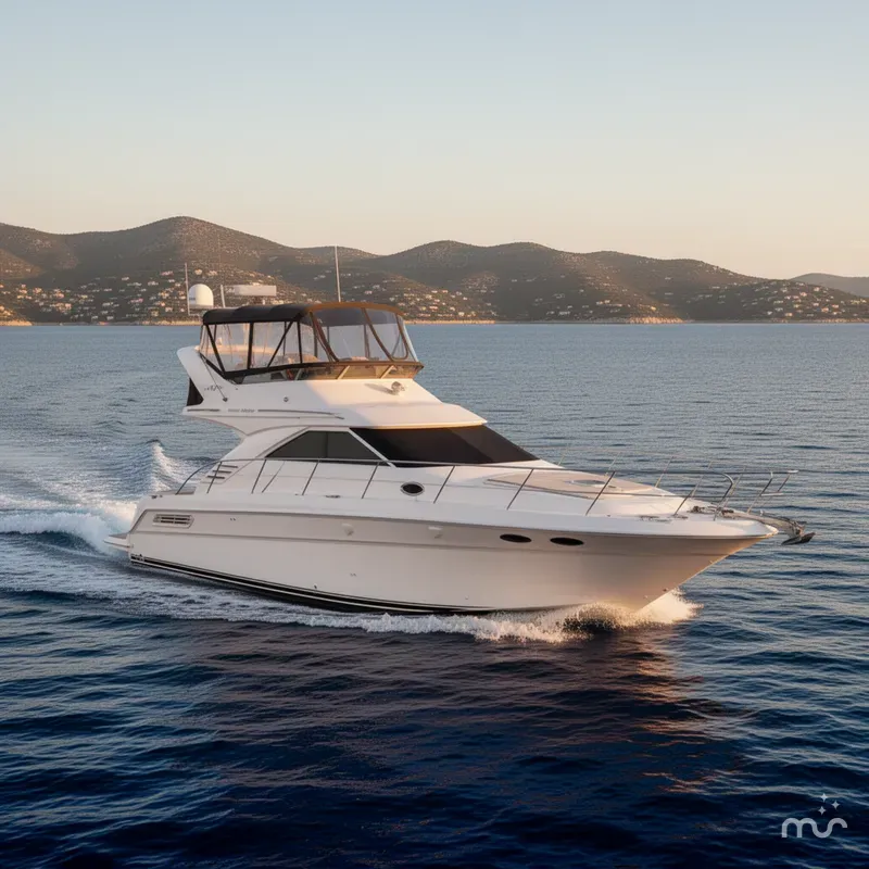 Slide: The Image of Sea Ray 400 Sedan Bridge 2000 - 4