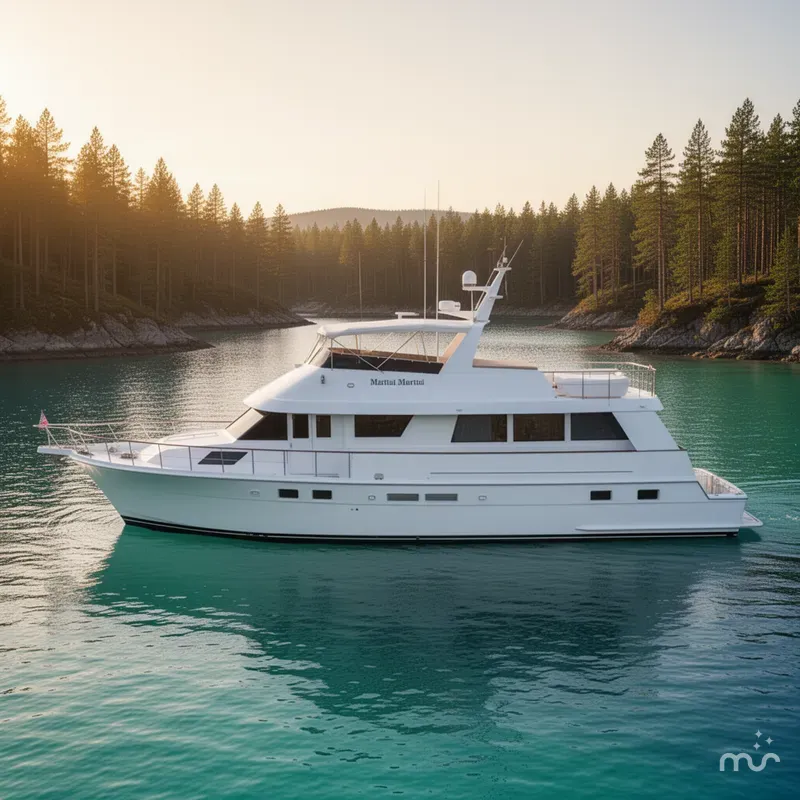 Slide: The Image of Hatteras 70 Cockpit Motor Yacht 1991 - 2