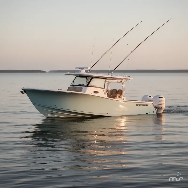 Slide: The Image of Sportsman Open 402 Center Console 2026 - 2