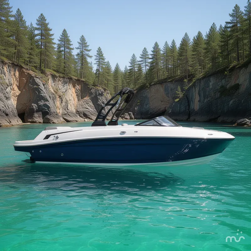 Slide: The Image of Bayliner VR6 Bowrider I/O 2026 - 2
