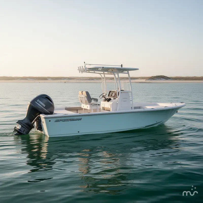 Slide: The Image of Sportsman Masters 227 Bay Boat 2022 - 4