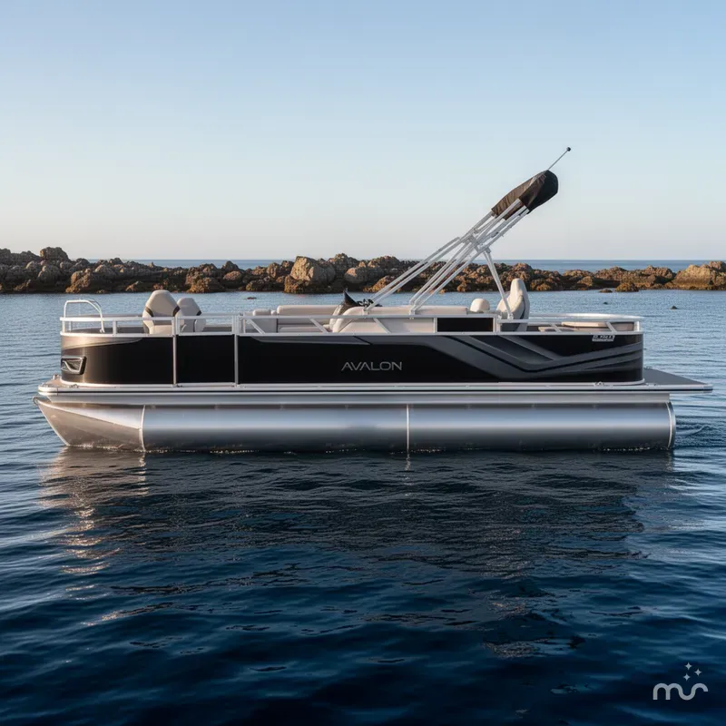 Slide: The Image of Avalon Venture 85 Rear Fish - 21' 2026 - 2