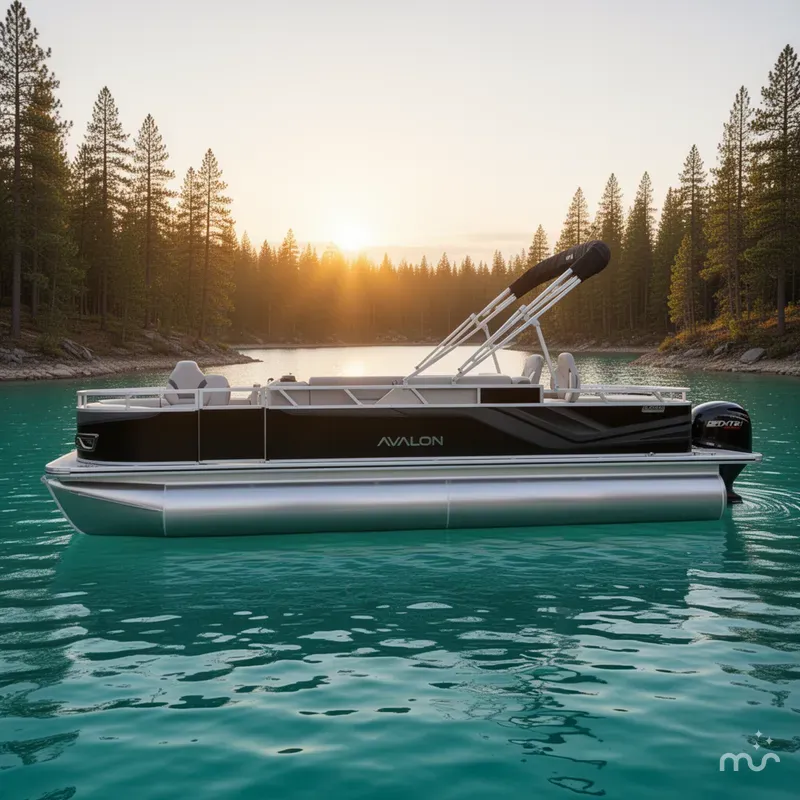 Slide: The Image of Avalon Venture 85 Rear Fish - 21' 2026 - 2