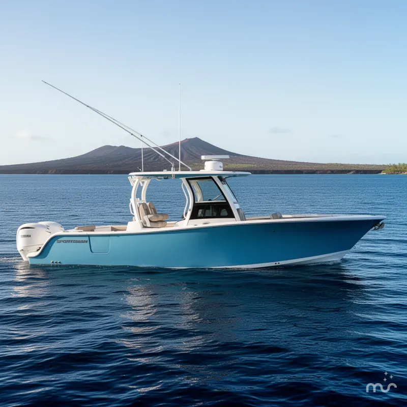 Slide: The Image of Sportsman Open 302 Center Console 2026 - 2