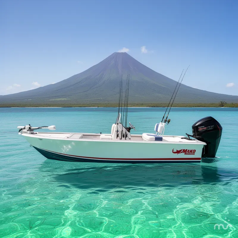 Slide: The Image of Mako 18 Pro Skiff Patriot Edition 2026 - 2