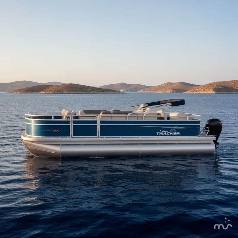 Slide: The Image of Sun Tracker Fishin' Barge 20 DLX 2026 - 2