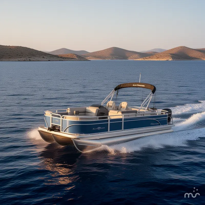 Slide: The Image of Sun Tracker Fishin' Barge 20 DLX 2026 - 4