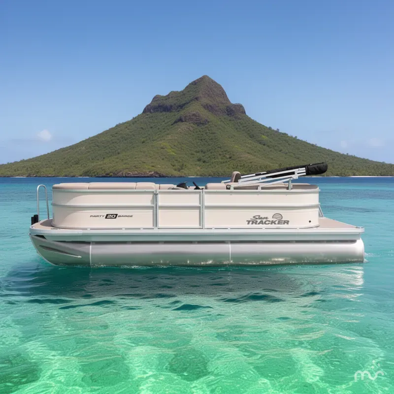 Slide: The Image of Sun Tracker Party Barge 20 DLX 2026 - 2