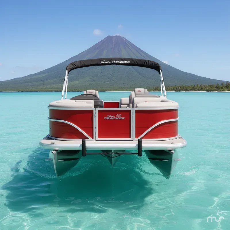Slide: The Image of Sun Tracker Party Barge 20 DLX 2026 - 1