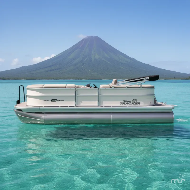 Slide: The Image of Sun Tracker Party Barge 20 DLX 2026 - 2