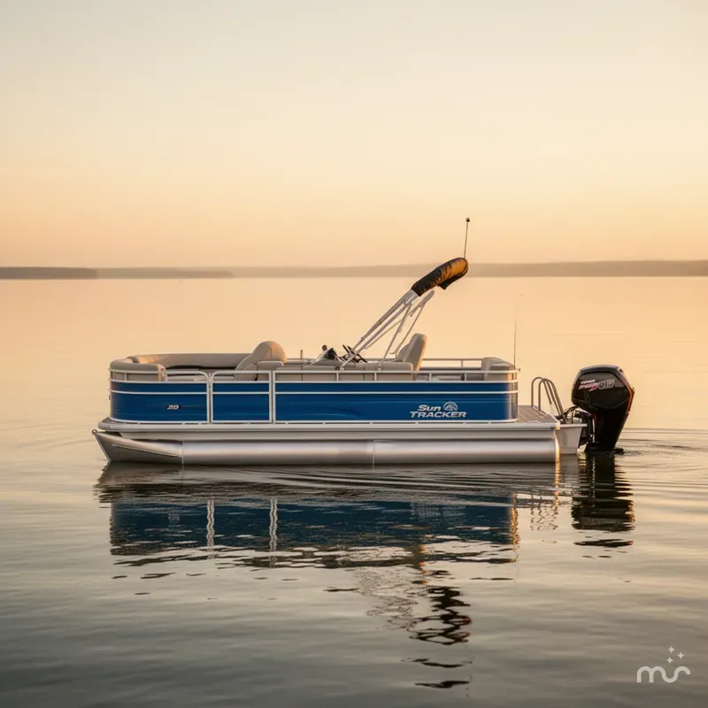 Slide: The Image of Sun Tracker Fishin' Barge 20 DLX 2026 - 2