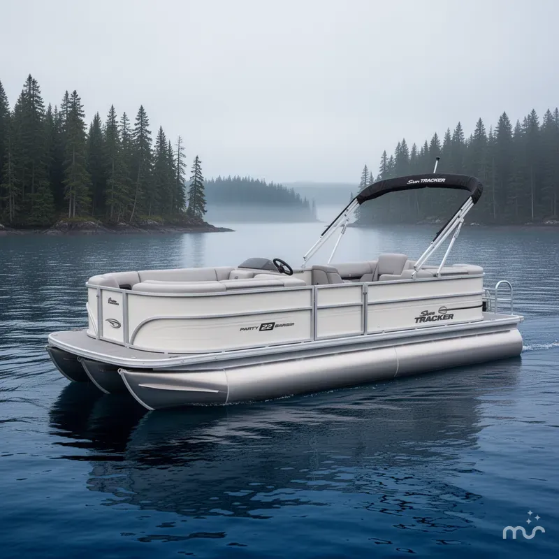 The Image of Sun Tracker Party Barge 22 DLX 2026 - 0