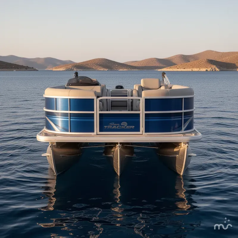 Slide: The Image of Sun Tracker Party Barge 20 DLX 2026 - 1