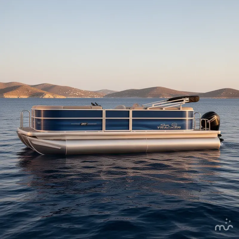 Slide: The Image of Sun Tracker Party Barge 20 DLX 2026 - 2