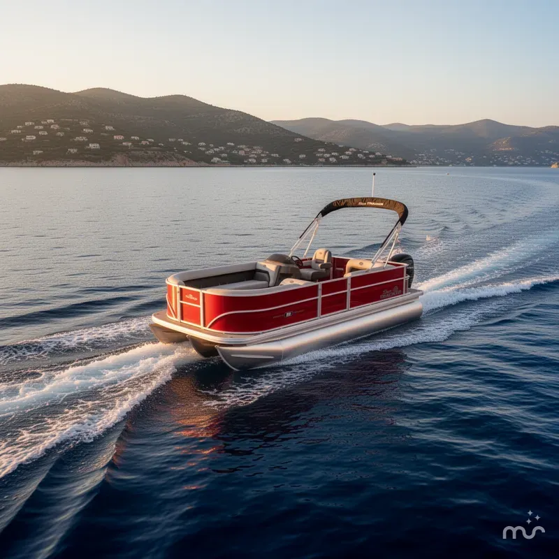 Slide: The Image of Sun Tracker Party Barge 18 DLX 2026 - 4