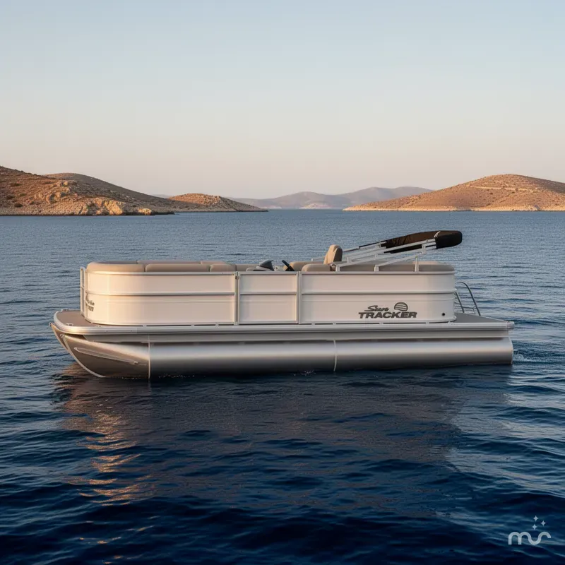 Slide: The Image of Sun Tracker Party Barge 20 DLX 2026 - 2