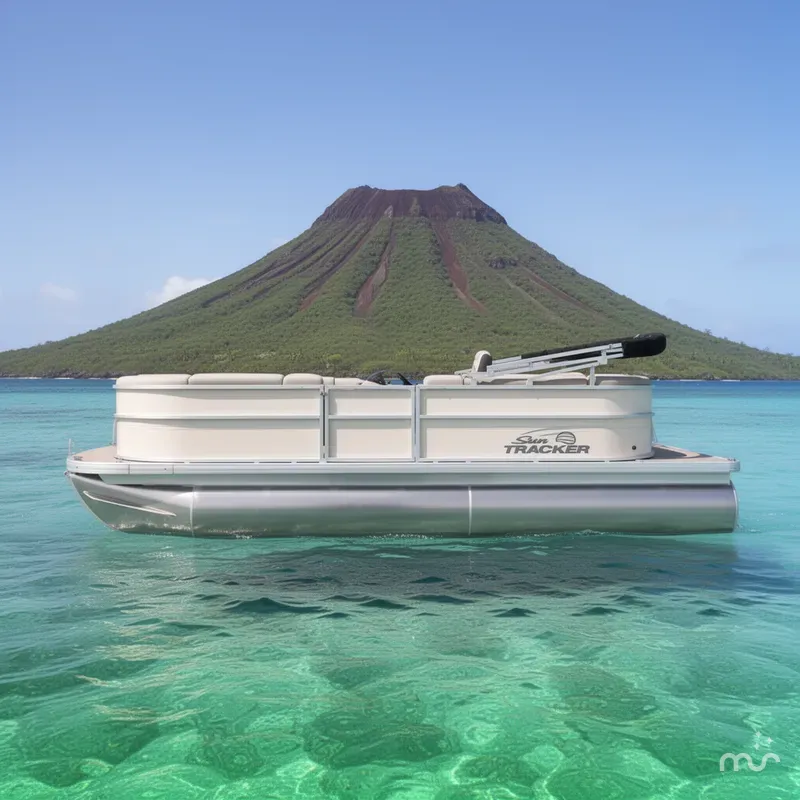 Slide: The Image of Sun Tracker Party Barge 20 DLX 2026 - 2