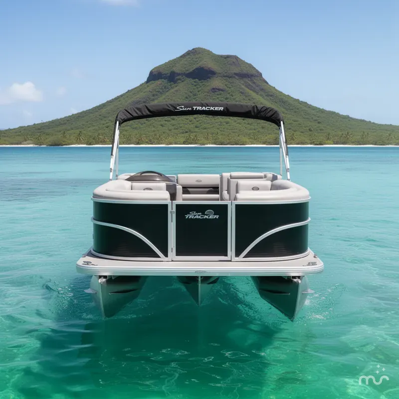 Slide: The Image of Sun Tracker Party Barge 20 DLX 2026 - 3