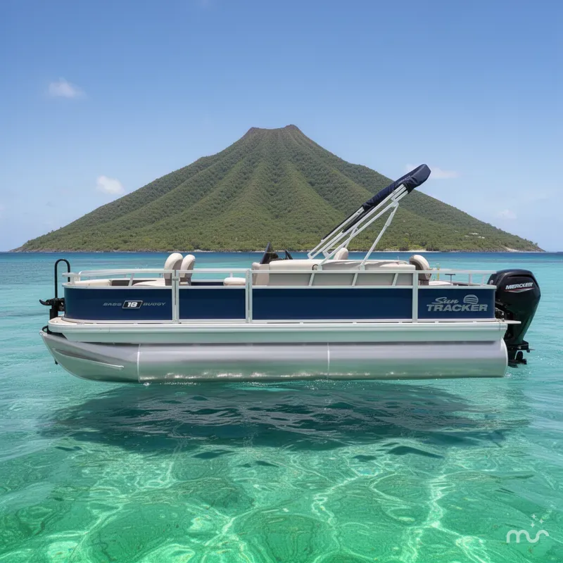 Slide: The Image of Sun Tracker Bass Buggy 18 DLX 2026 - 2