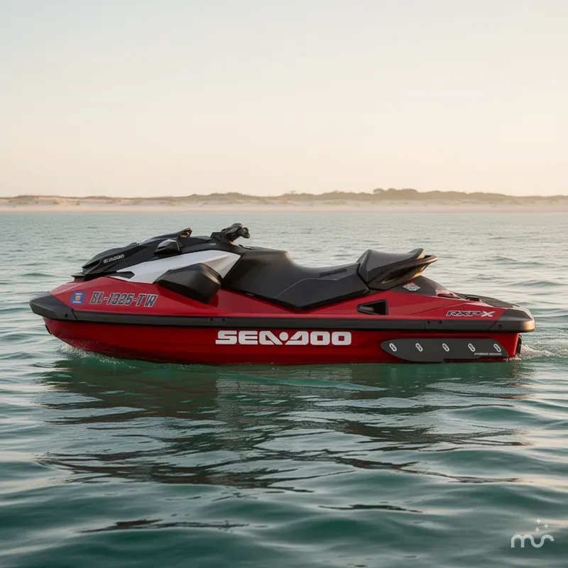 Slide: The Image of Sea-Doo RXP-X 325 iBR Fiery Red Premium Tech, BRP Premiu 2024 - 2