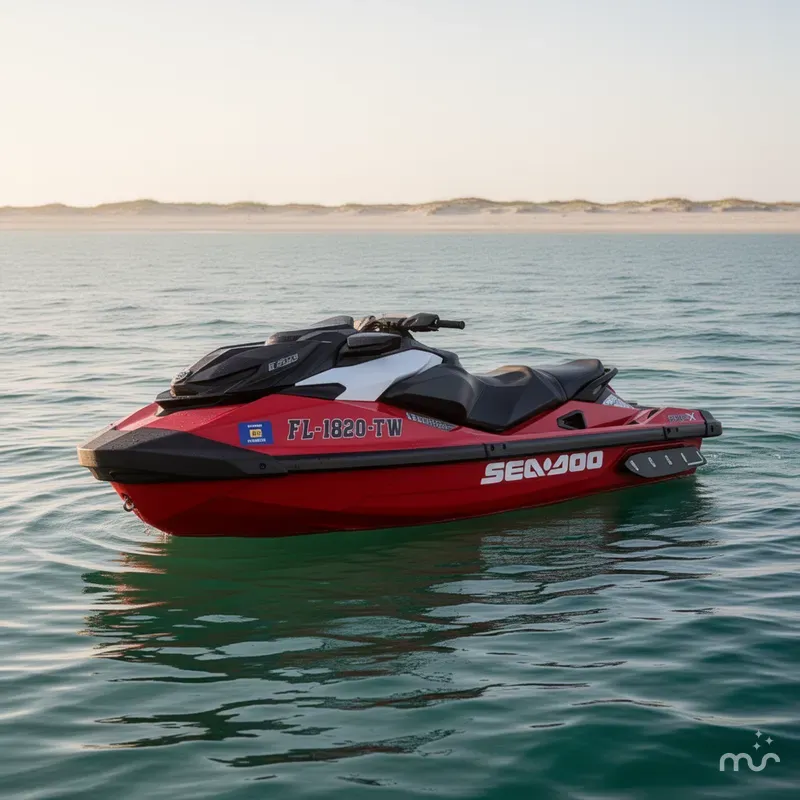 Slide: The Image of Sea-Doo RXP-X 325 iBR Fiery Red Premium Tech, BRP Premiu 2024 - 3