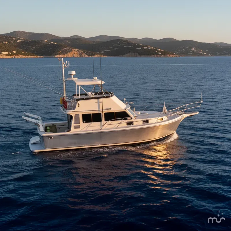 Slide: The Image of Custom Anderson Downeast Aluminum Fast Trawler 1999 - 2