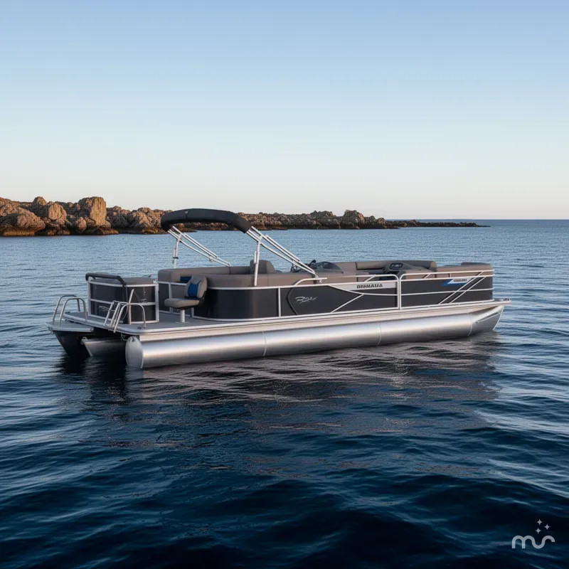 The Image of Armada Drakkar Fish 228 Tritoon w/150 HP Suzuki & Tandem Axle Trailer 2025 - 0