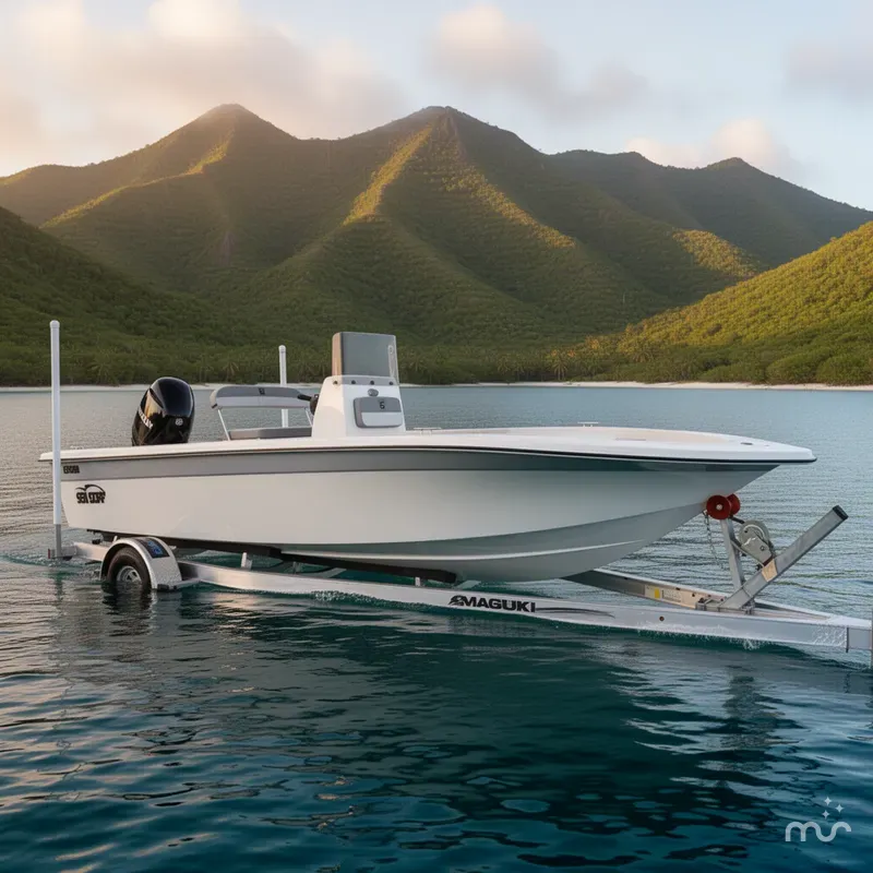 The Image of Carolina EV198 with 150HP Suzuki and custom aluminum trailer 2025 - 0