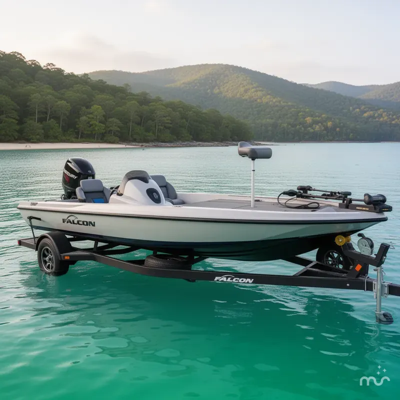 The Image of Falcon Boats Freedom 18 w/150HP Mercury & single axle trailer 2025 - 0