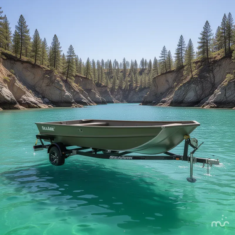 The Image of SeaArk 1448MV fishing boat with trailer 2026 - 0