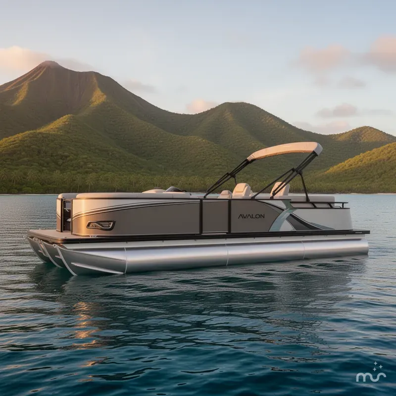 Slide: The Image of Avalon LSZ 2385 QUAD LOUNGER TRITOON 2026 - 2