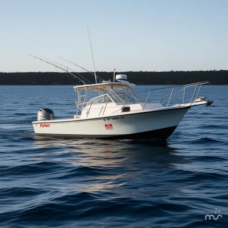 Slide: The Image of Parker Marine 2501 Center Console 2005 - 0