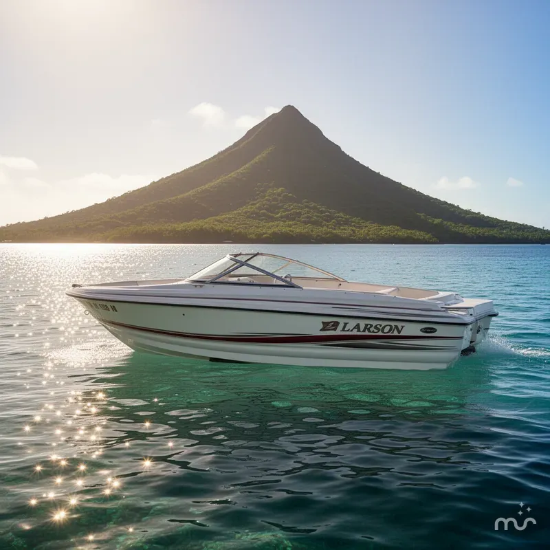 Slide: The Image of Larson SEI 180 BOWRIDER 135HP W/Trailer 2004 - 4
