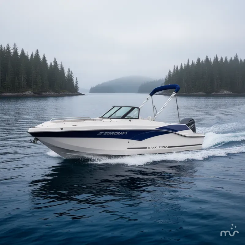 Slide: The Image of Starcraft SVX OB 190 DC OB w/140hp and Trailer 2026 - 4