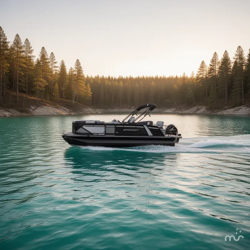 Slide: The Image of Starcraft SLS 3 Q DH Tri-Toon Includes 250hp and Trailer 2026 - 4