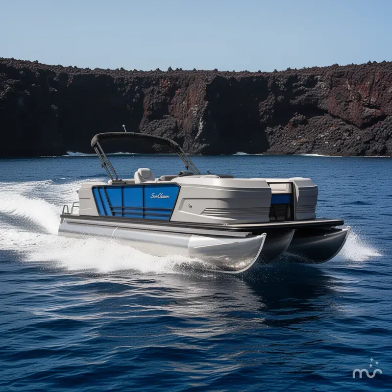 Slide: The Image of SunChaser Lucerne 22 LR DH Sport w/ 140hp & Trailer 2026 - 4
