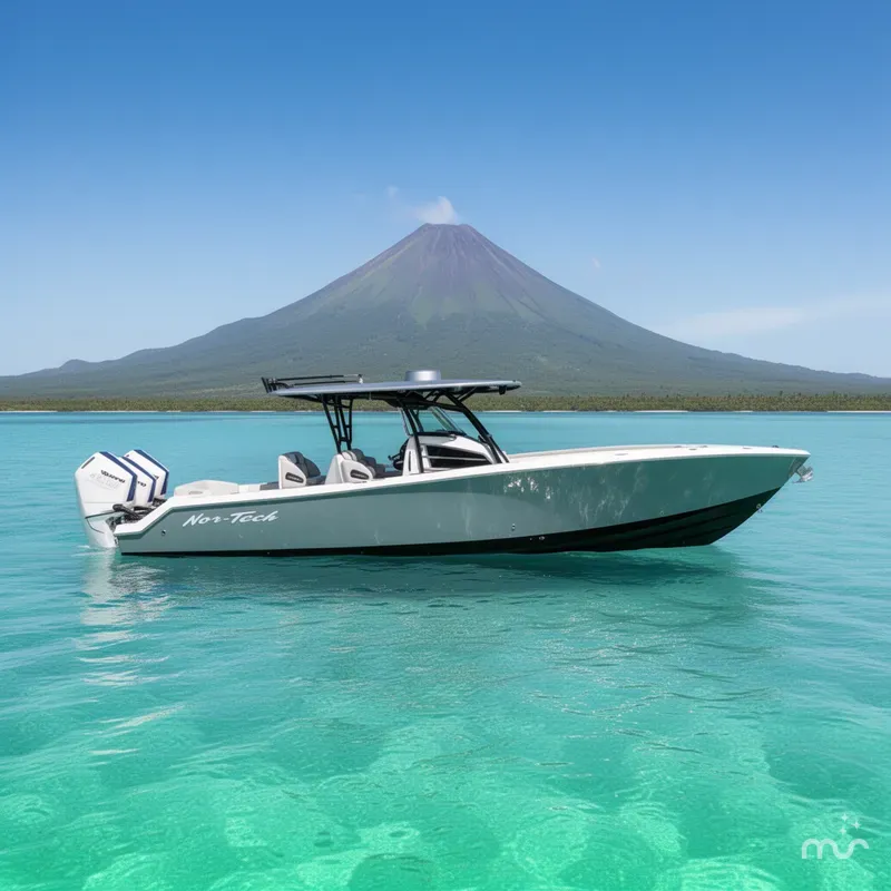 Slide: The Image of Nor-Tech 390 Sport Center Console 2026 - 2