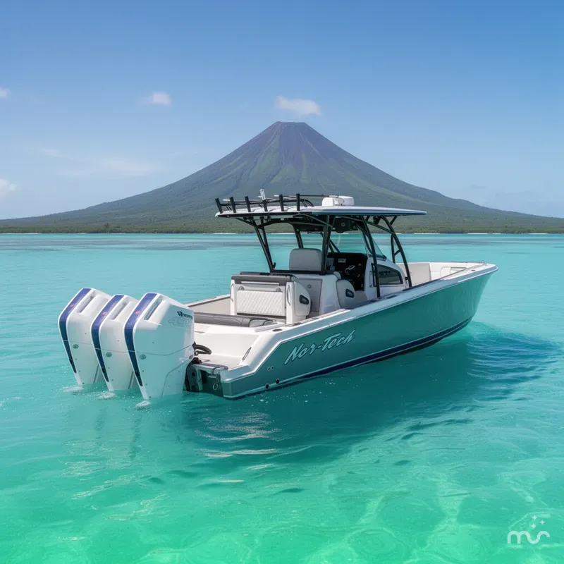 Slide: The Image of Nor-Tech 390 Sport Center Console 2026 - 3
