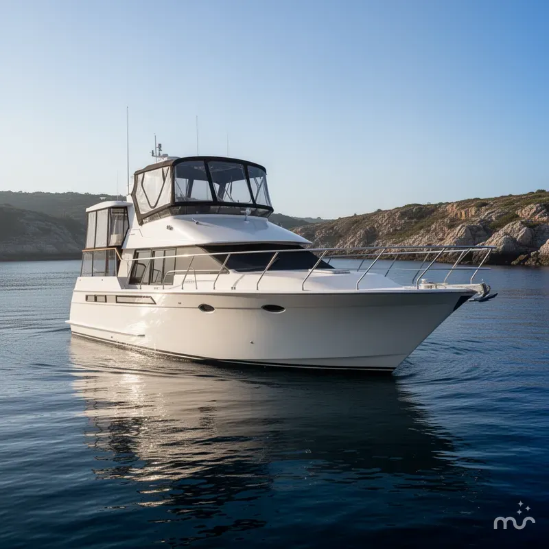Slide: The Image of Ocean Alexander 440 Sundeck CPMY 1990 - 1