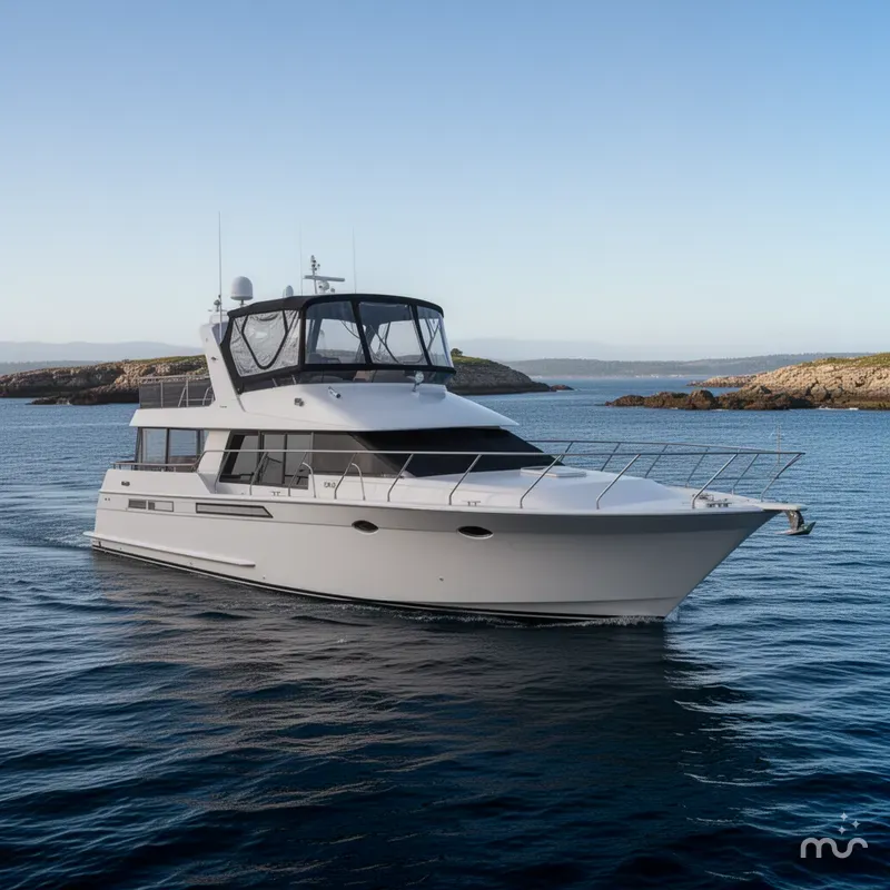 Slide: The Image of Ocean Alexander 440 Sundeck CPMY 1990 - 2