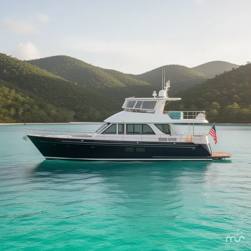 Slide: The Image of Hunt 63 Flybridge 2027 - 2
