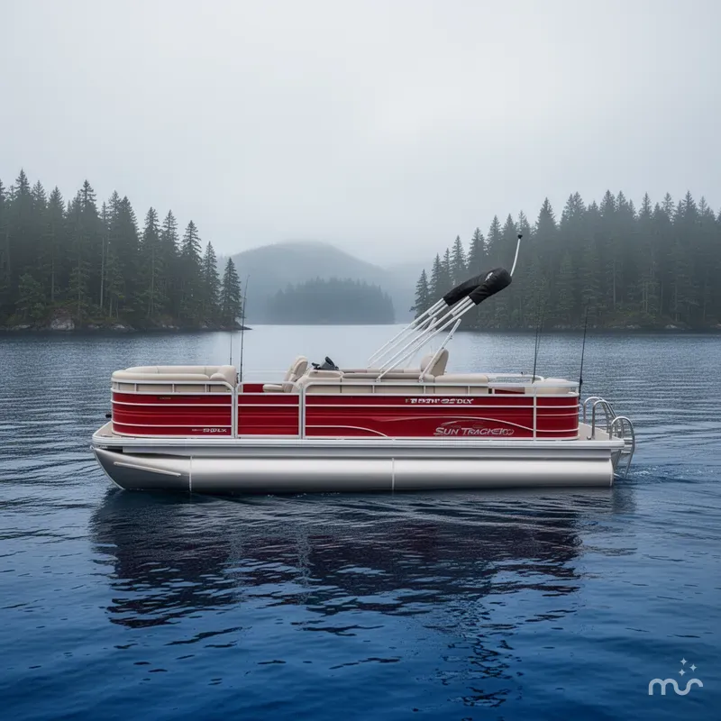 Slide: The Image of Sun Tracker Fishin' Barge 22 DLX 2026 - 2