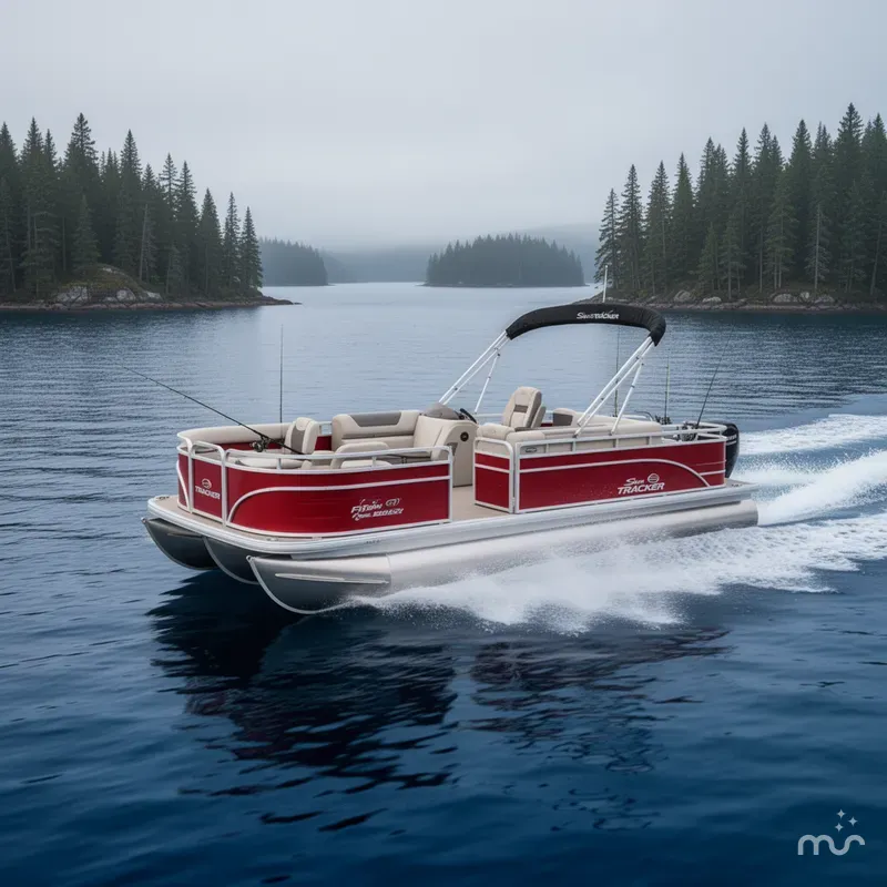 Slide: The Image of Sun Tracker Fishin' Barge 22 DLX 2026 - 4