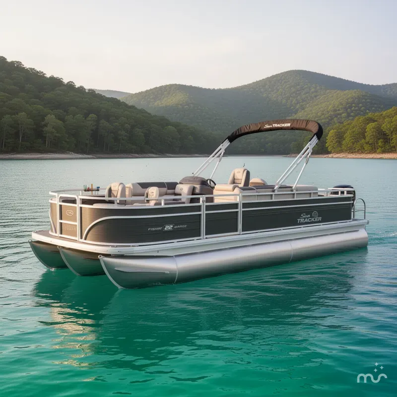 The Image of Sun Tracker Fishin' Barge 22 DLX 2026 - 0